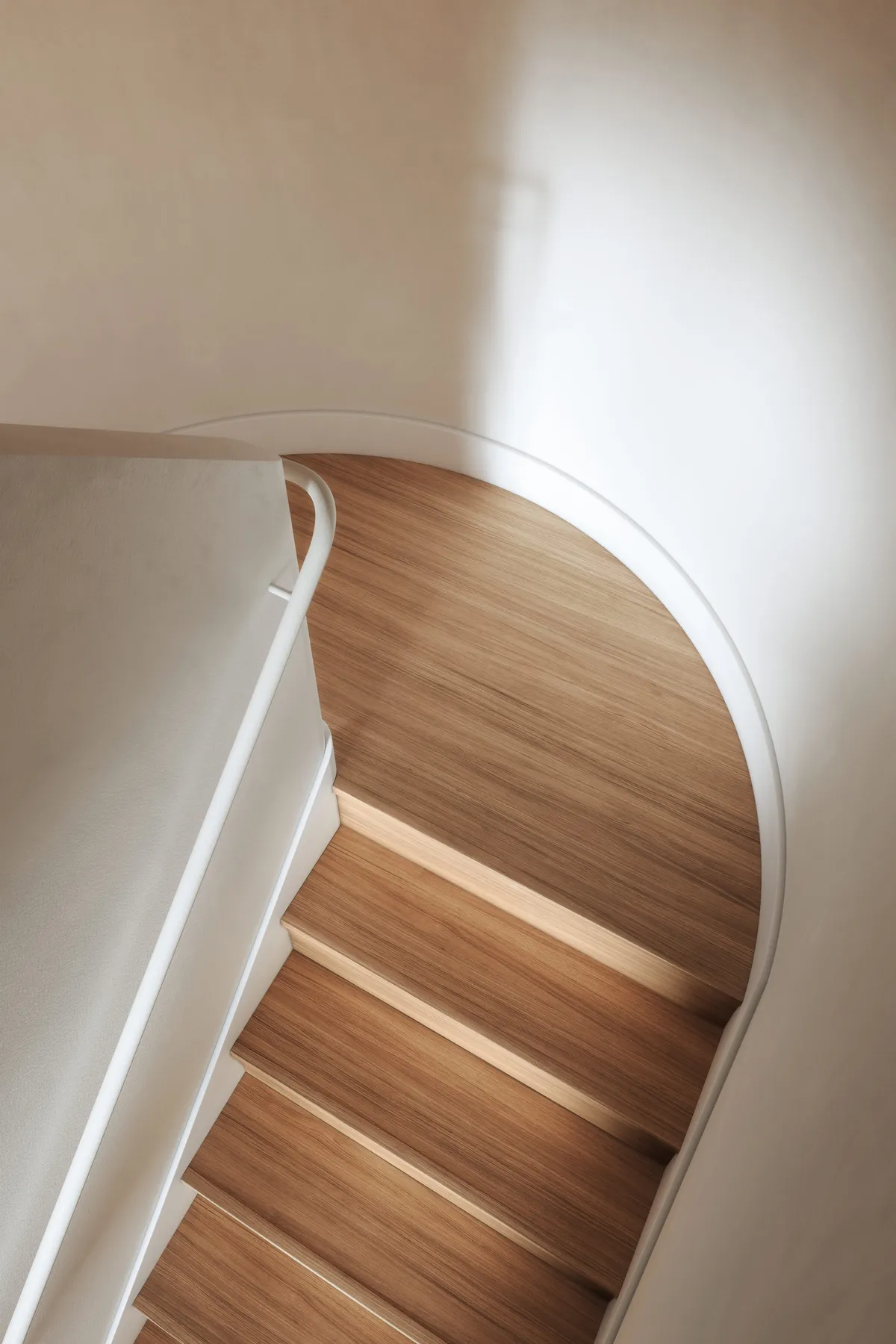 Residence 117e staircase vignette at Bergen, Boerum Hill, Brooklyn. CGI by Darcstudio for Avdoo + Partners and Taller Frida Escobedo.