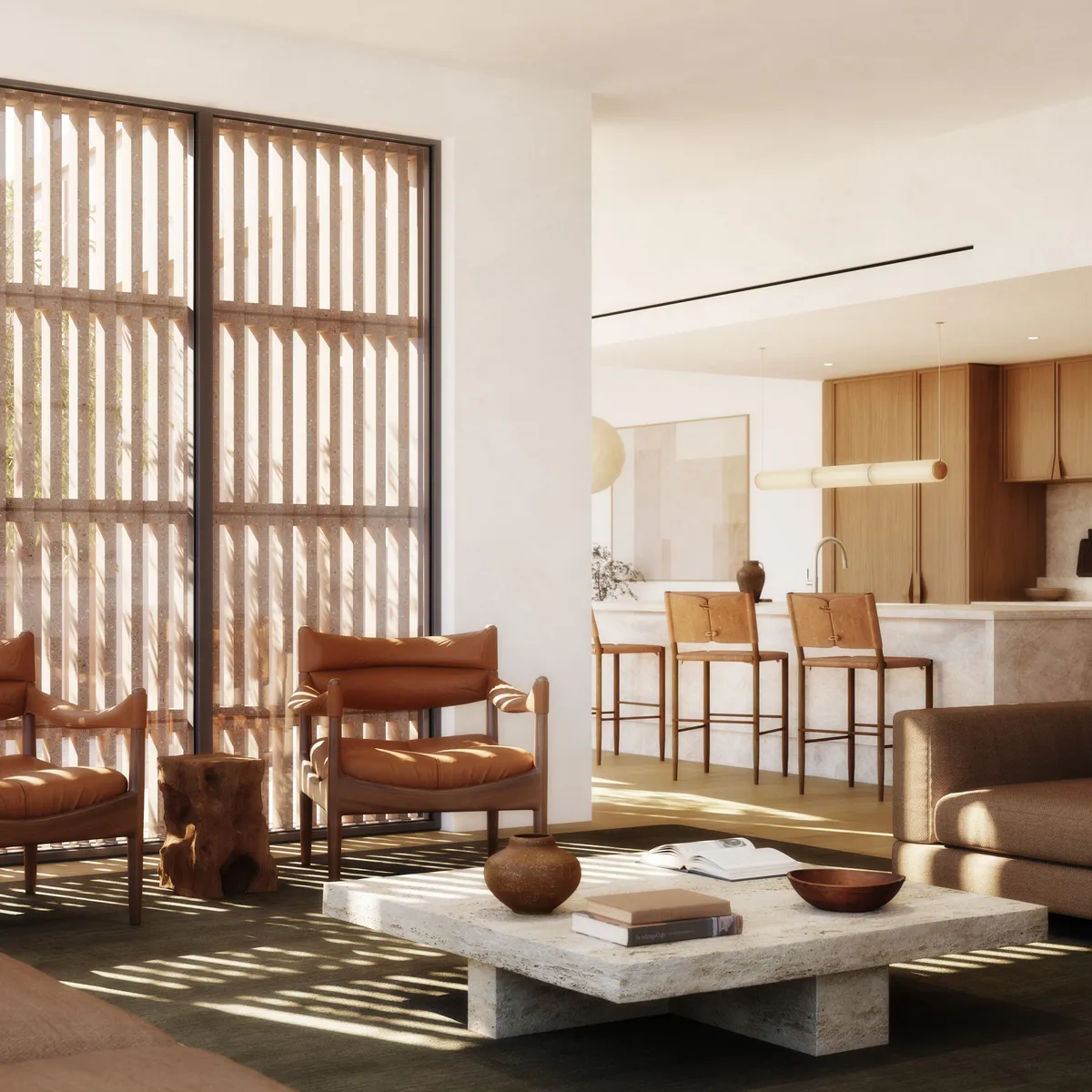 Residence 604w celosia vignette at Bergen, Boerum Hill, Brooklyn. CGI by Darcstudio for Avdoo + Partners and Taller Frida Escobedo.