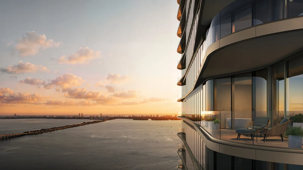 Hummingbird detail at Lilli, Edgewater, Miami. CGI by Darcstudio for OKO Group and Adrian Smith + Gordon Gill Architecture.