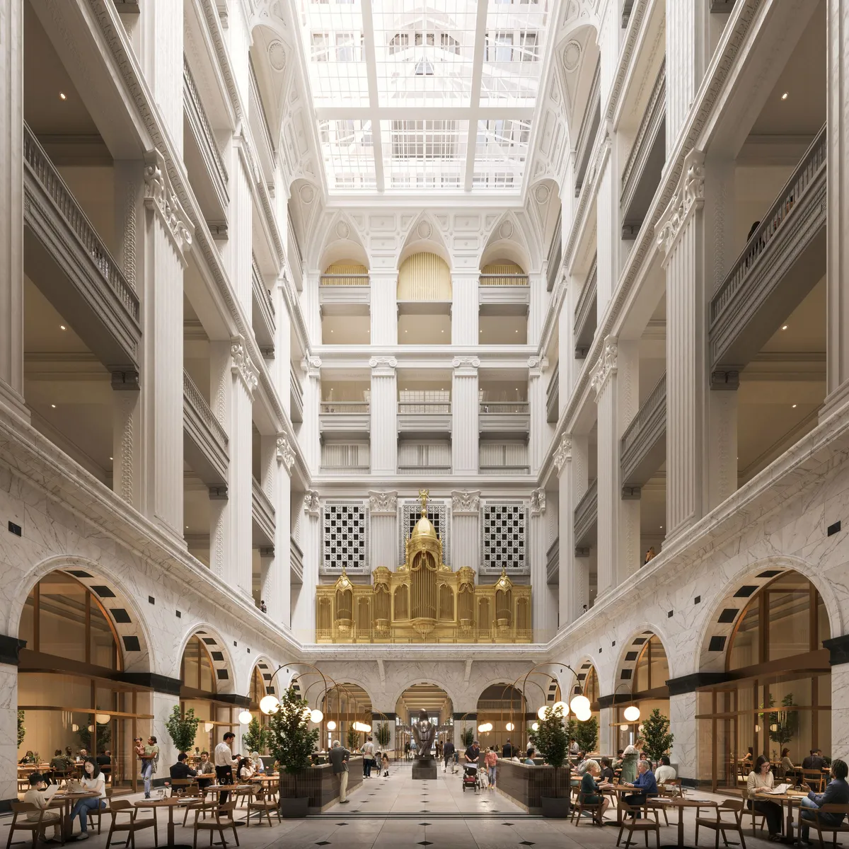 The Architect’s Newspaper: PAU to renovate Philadelphia’s historic Wanamaker building into a mixed-use retail and residential complex